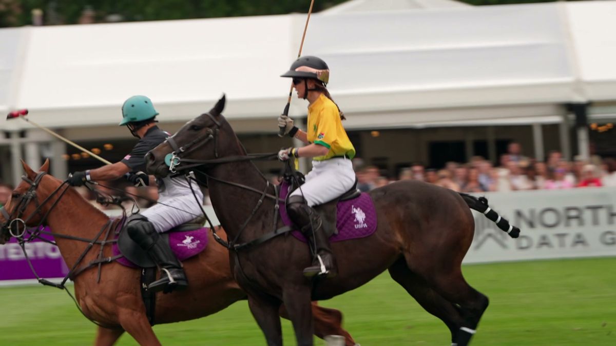 Polo match at Chestertons Polo in the Park, London